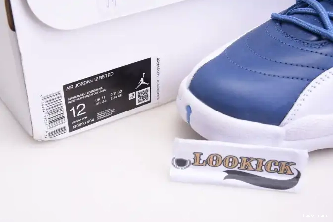 Cheap Husky Retro Air Jordan Blue 12 Stone 130690-404 0621
